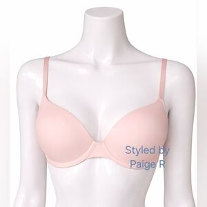 ❤️NWT Victorias Secret Pink Padded Pushup Push Up Wear Everywhere Bra  Pink 38DD